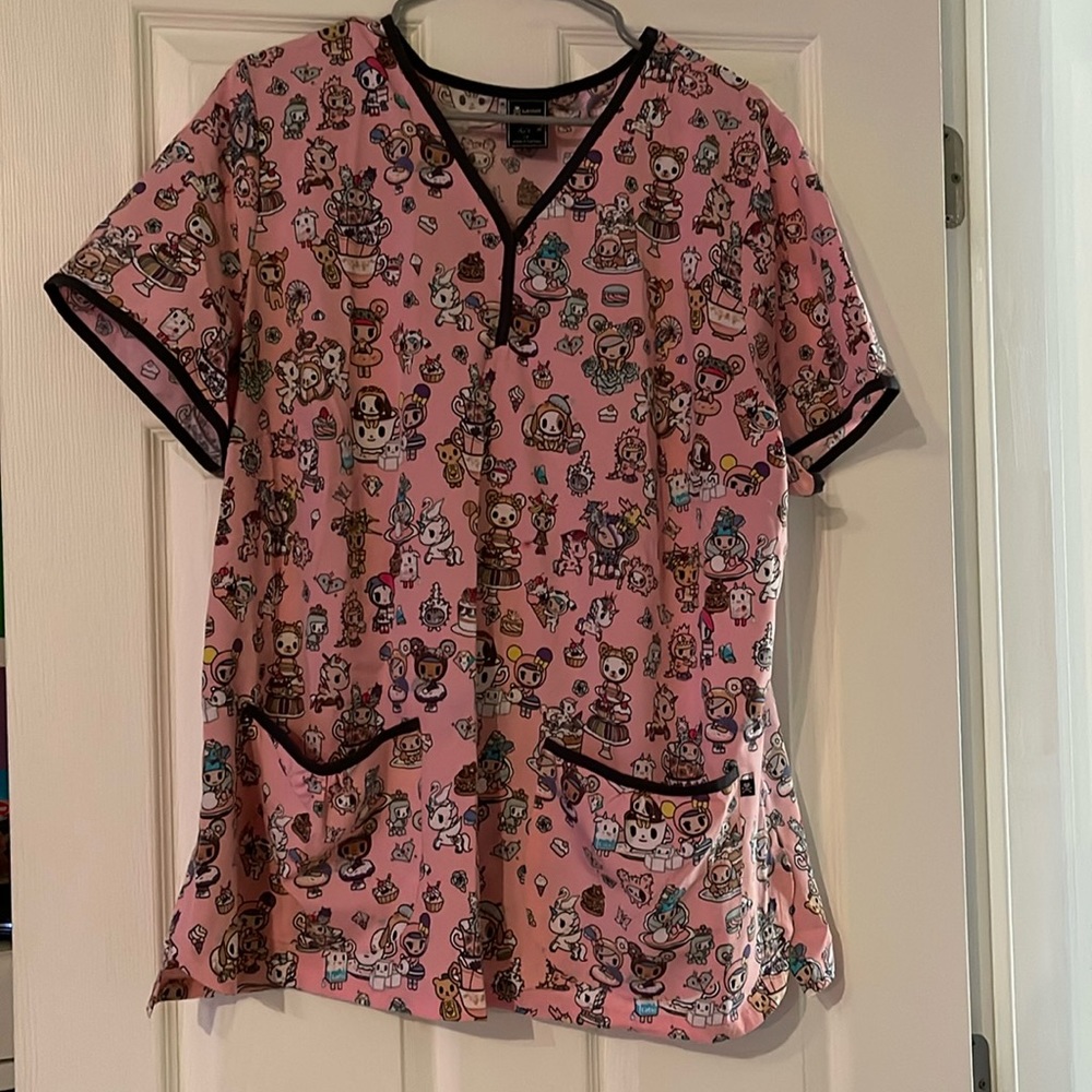 Tokidoki by Koi 2x scrub top.